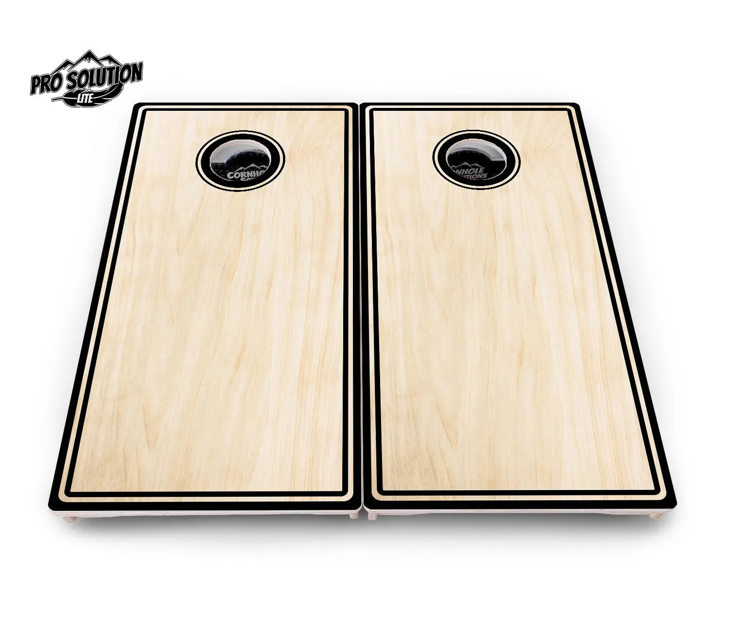 Pinstripe Cornhole Boards - Pro Solution Lite Series by Cornhole Solutions, custom cornhole board detail photo 4