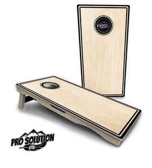 Pinstripe Cornhole Boards - Pro Solution Lite Series by Cornhole Solutions, custom cornhole board detail photo 6