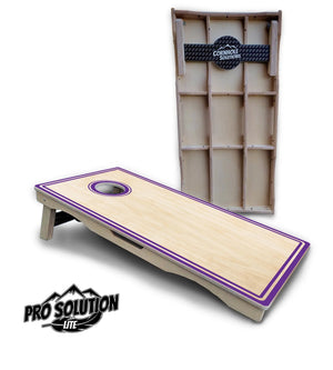 Pinstripe Cornhole Boards - Pro Solution Lite Series by Cornhole Solutions, custom cornhole board detail photo 33