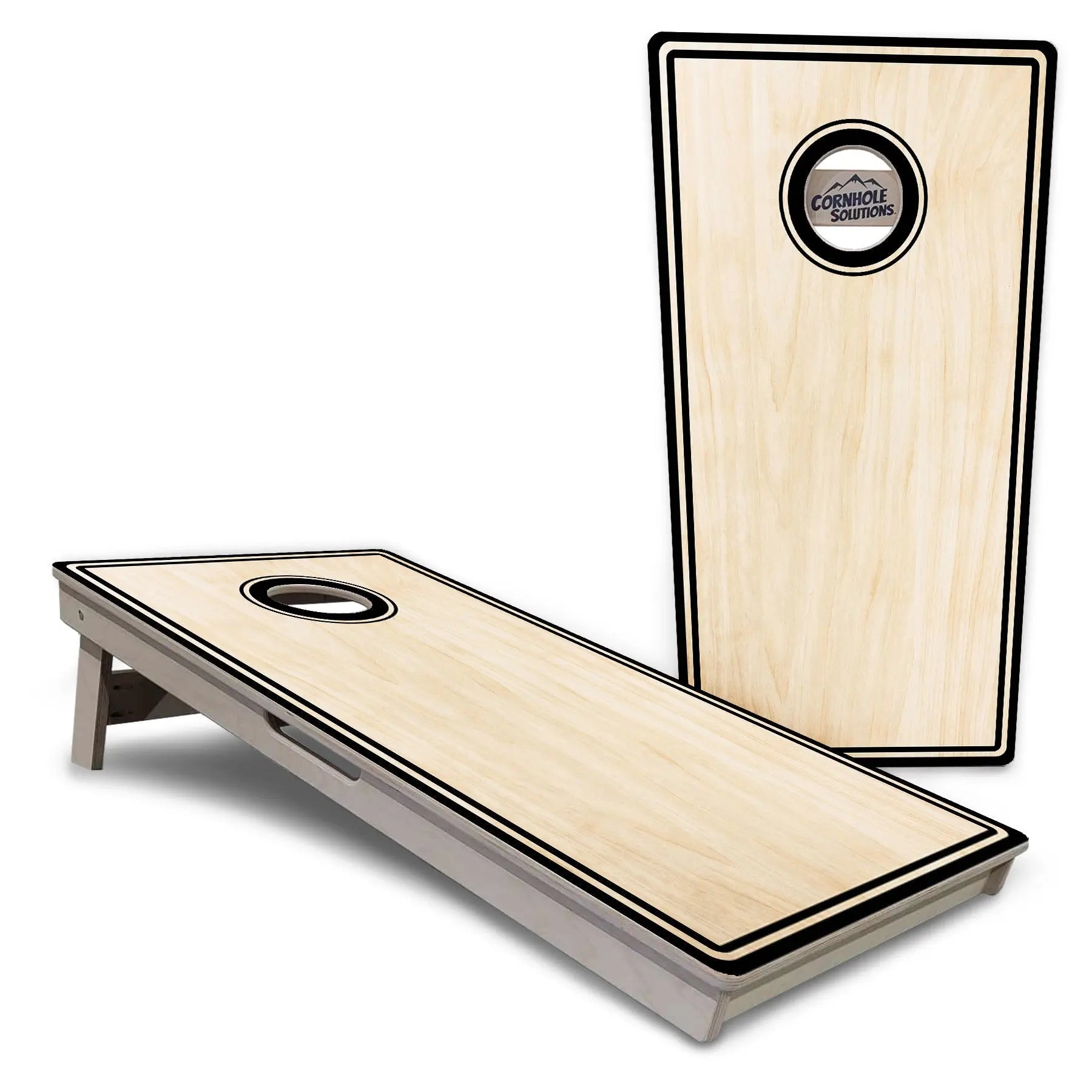 Pinstripe Cornhole Boards - Professional Tournament Series by Cornhole Solutions, custom cornhole board main product photo
