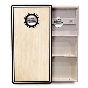 Pinstripe Cornhole Boards - Professional Tournament Series by Cornhole Solutions, custom cornhole board detail photo 5