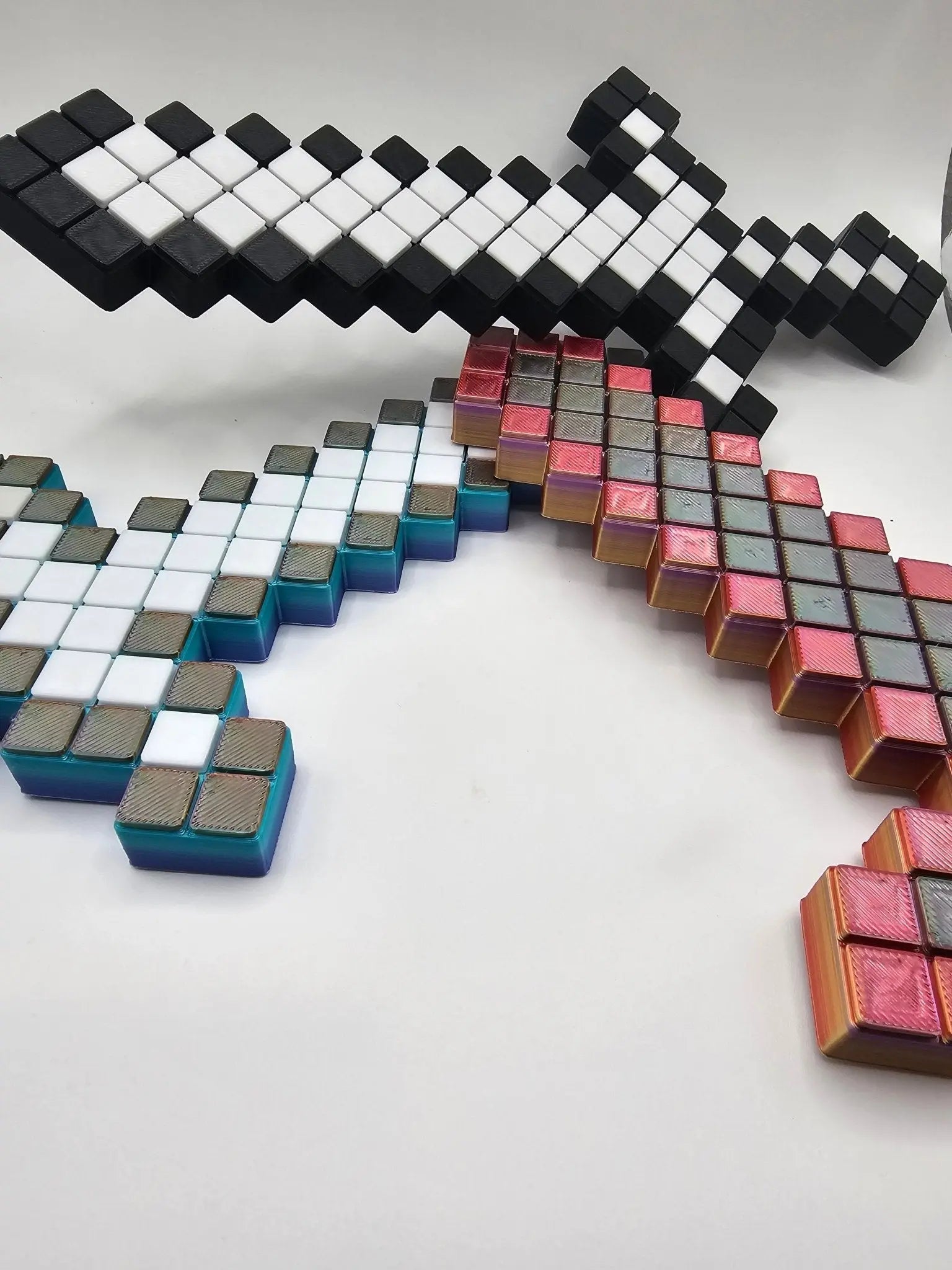 Pixel Warrior Sword by The Tween Space, 3D printed toy detail photo 3