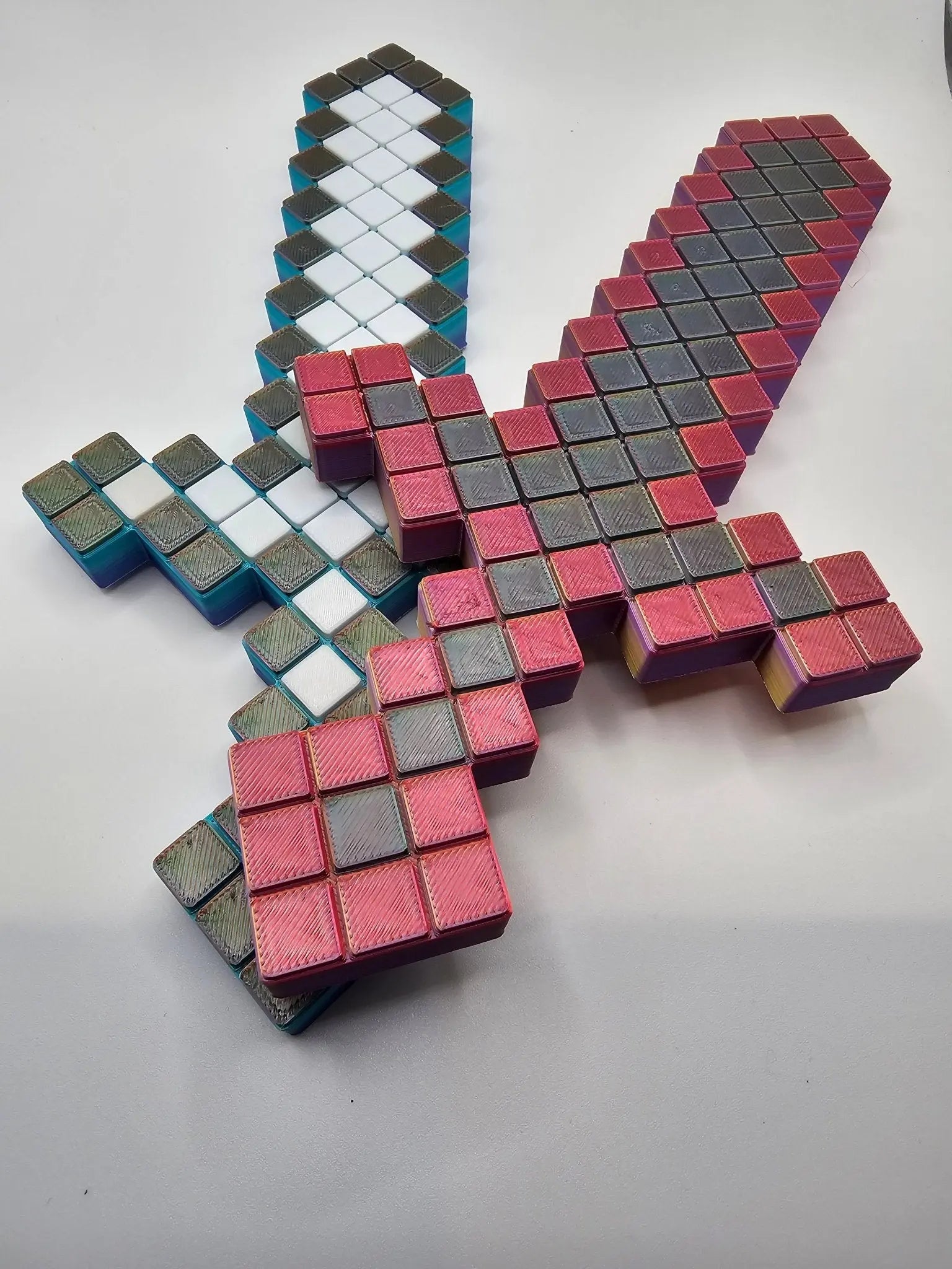 Pixel Warrior Sword by The Tween Space, 3D printed toy detail photo 4