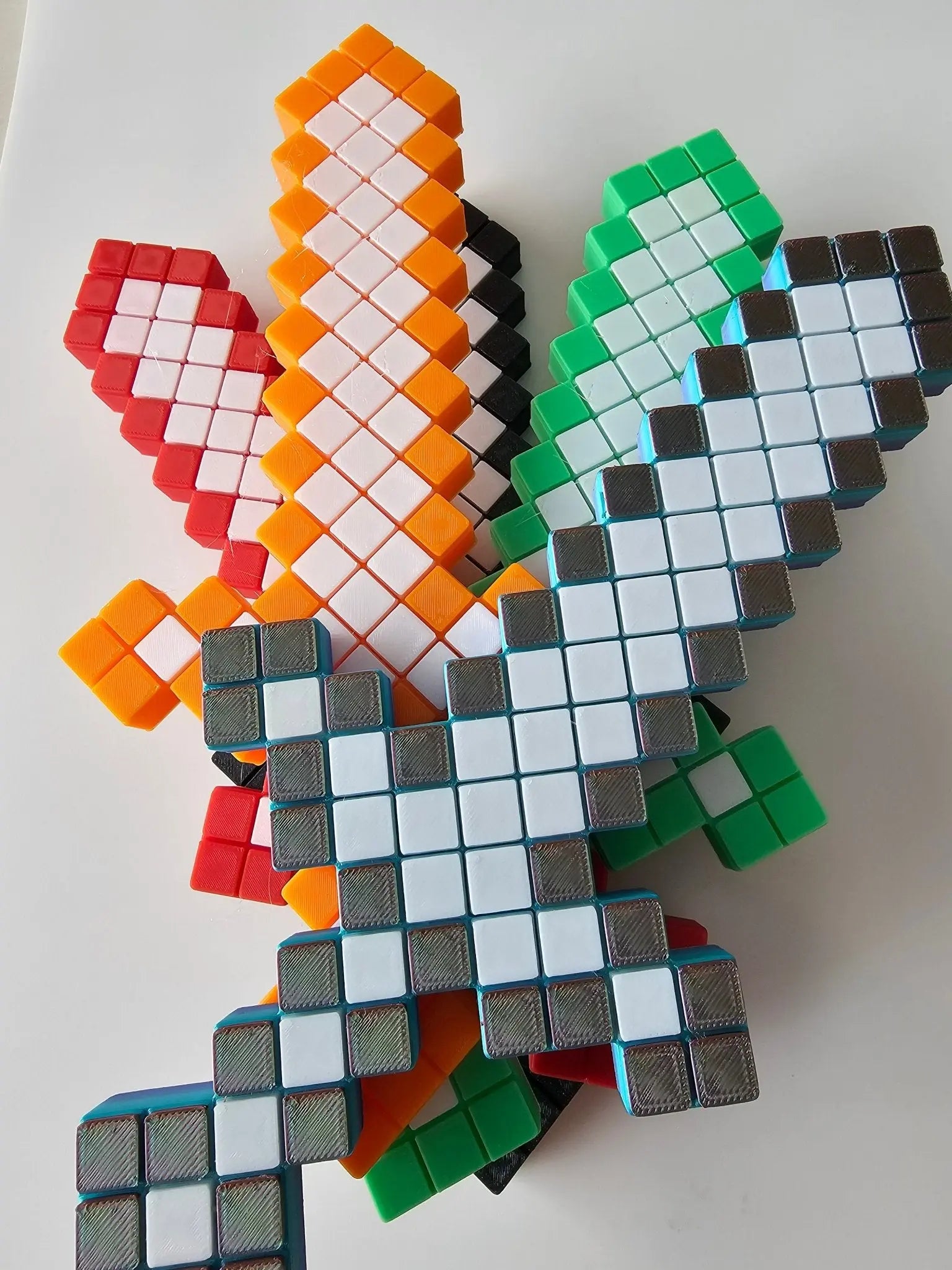 Pixel Warrior Sword by The Tween Space, 3D printed toy detail photo 7