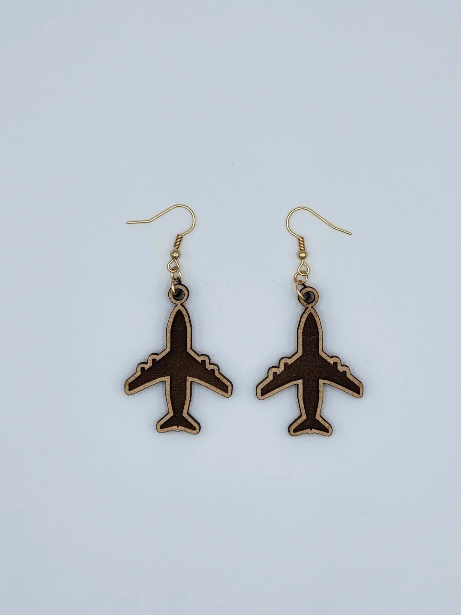 Plane Earrings by EverLee Creations, handmade jewelry main product photo