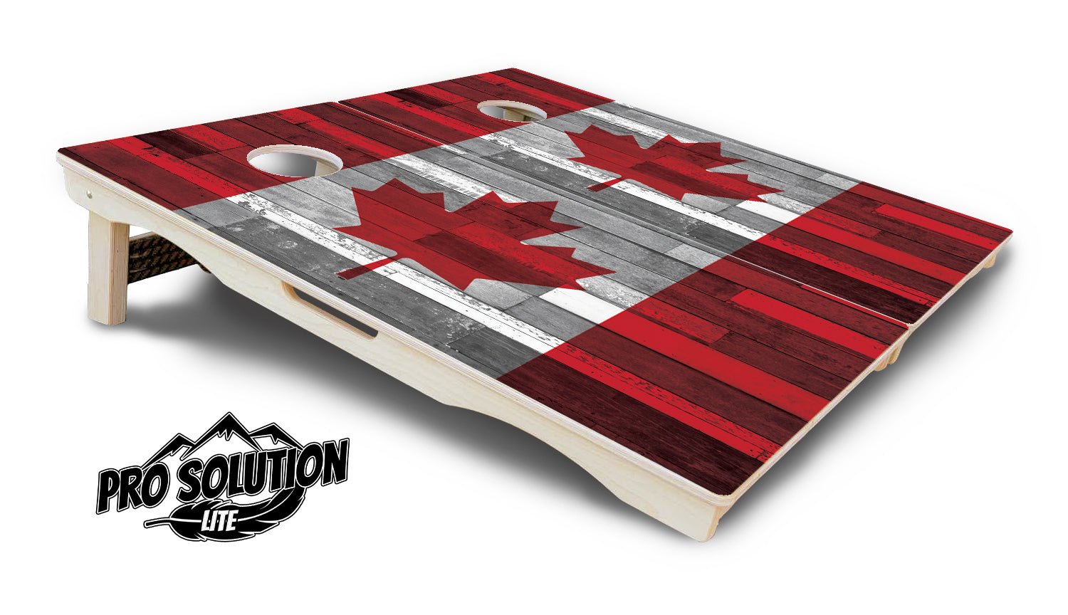USA / Canada / Union Jack Plank Flag Cornhole Boards - Pro Solution Lite Series