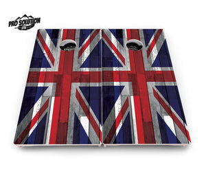 USA / Canada / Union Jack Plank Flag Cornhole Boards - Pro Solution Lite Series