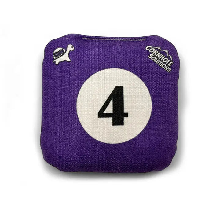 Pool Balls - Pro Style REC Cornhole Bags – Regulation 6"x6" – Full Set of 8 by Cornhole Solutions, custom cornhole board detail photo 7