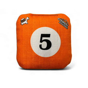 Pool Balls - Pro Style REC Cornhole Bags – Regulation 6"x6" – Full Set of 8 by Cornhole Solutions, custom cornhole board detail photo 8
