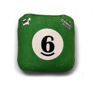Pool Balls - Pro Style REC Cornhole Bags – Regulation 6"x6" – Full Set of 8 by Cornhole Solutions, custom cornhole board detail photo 9