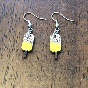 Popsicle Wooden Dangle Earrings | Summer Food Jewelry by Cate's Concepts, LLC, handmade jewelry detail photo 2