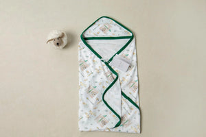 Powdered Sugar & Puppies Organic Cotton Baby Blanket by Nola Tawk, children's boutique clothing main product photo