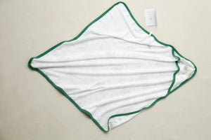 Powdered Sugar & Puppies Organic Cotton Baby Blanket by Nola Tawk, children's boutique clothing detail photo 2