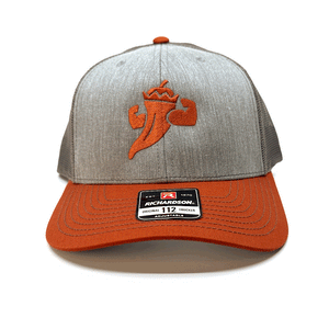 Powerful Pepper Hat: Grey & Bronze by Powerful Pepper Company, Southern food gift detail photo 4
