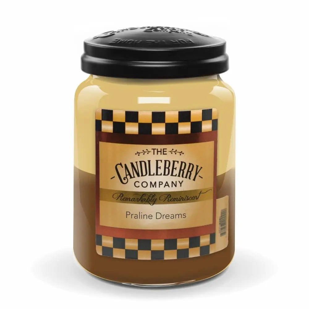 Praline Dreams™, Large Jar Candle (Collective) by The Candleberry® Candle Company, scented candle main product photo
