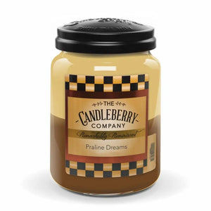 Praline Dreams™, Large Jar Candle (Collective) by The Candleberry® Candle Company, scented candle main product photo