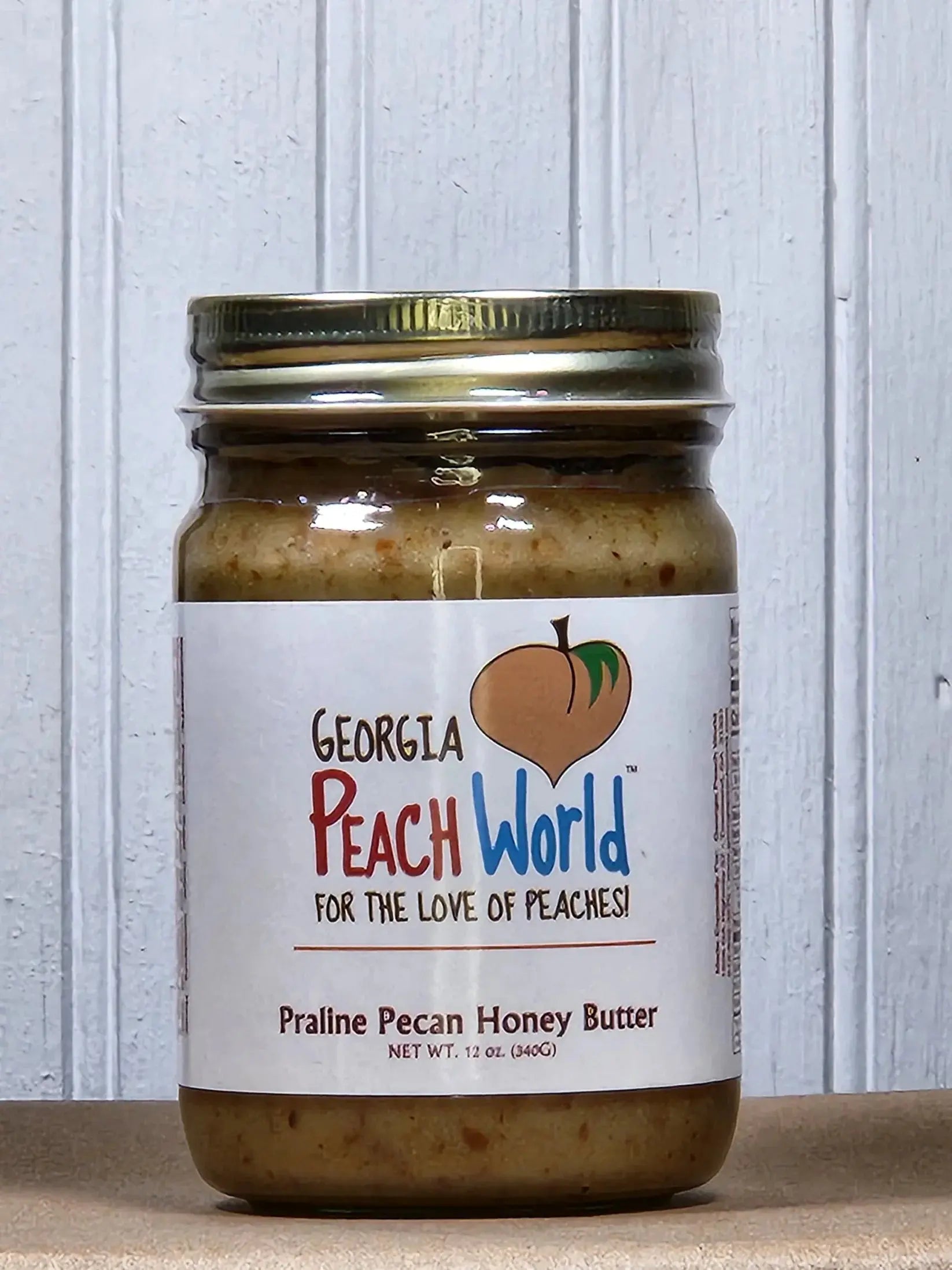 Praline Pecan Honey Butter by Georgia Peach World, Southern food gift main product photo