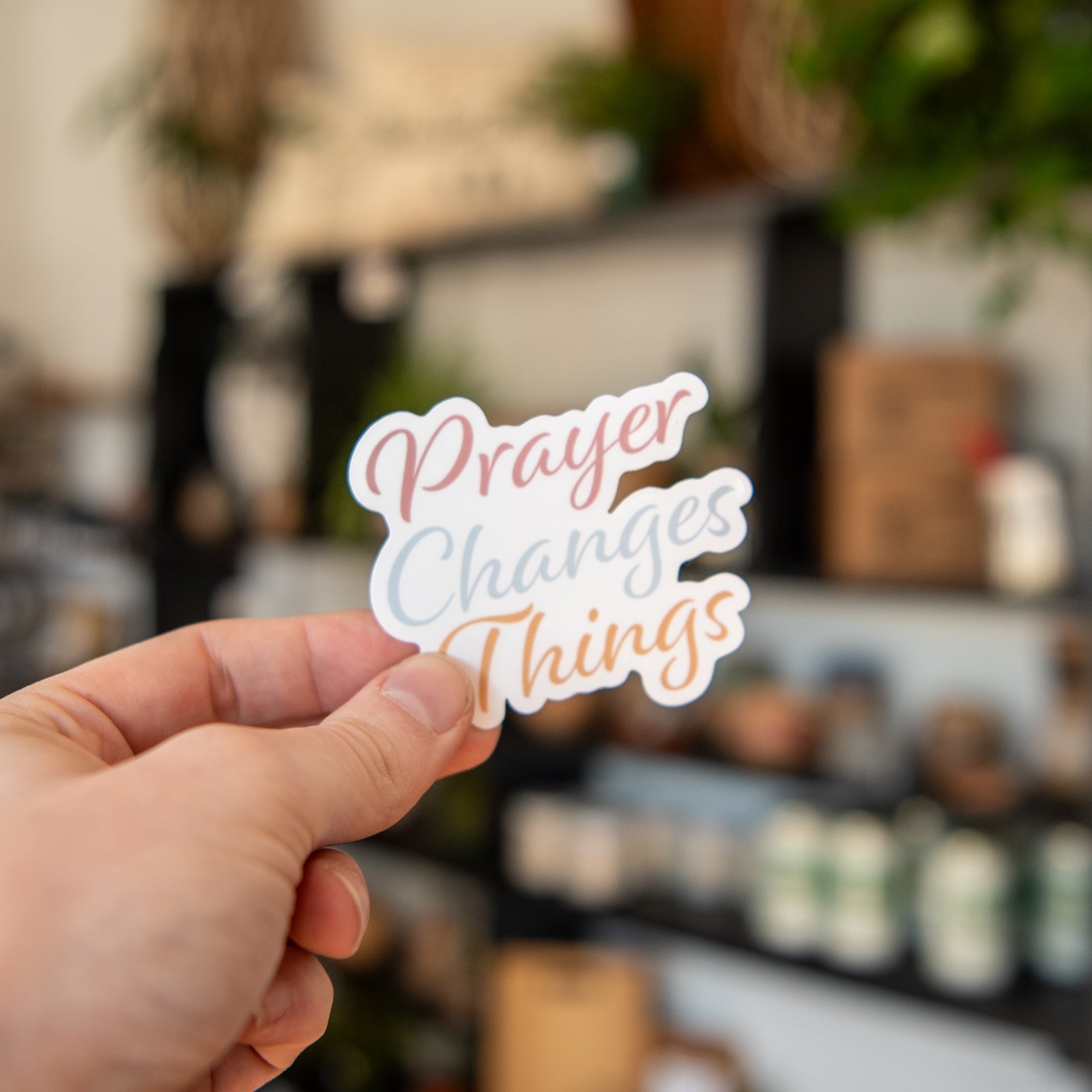 Prayer Changes Things - Sticker by Still Magnolia, vinyl decal main product photo
