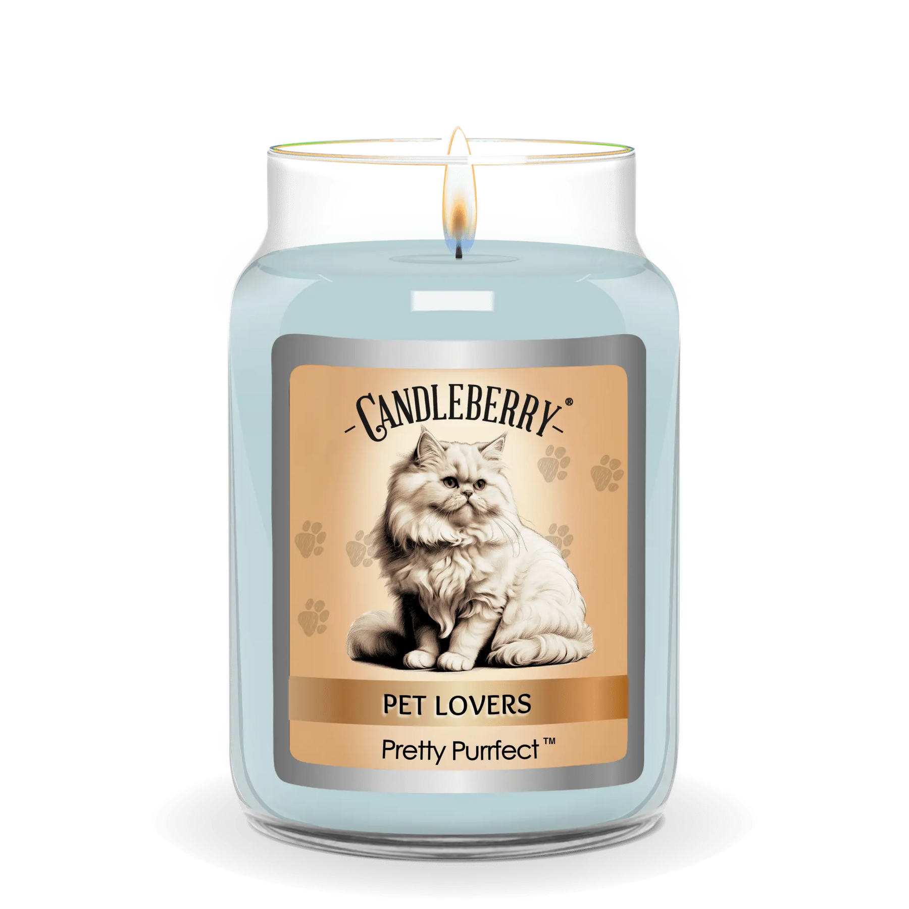 Pretty Purrfect™ - Large Jar Candle (Collective) by The Candleberry® Candle Company, scented candle detail photo 2