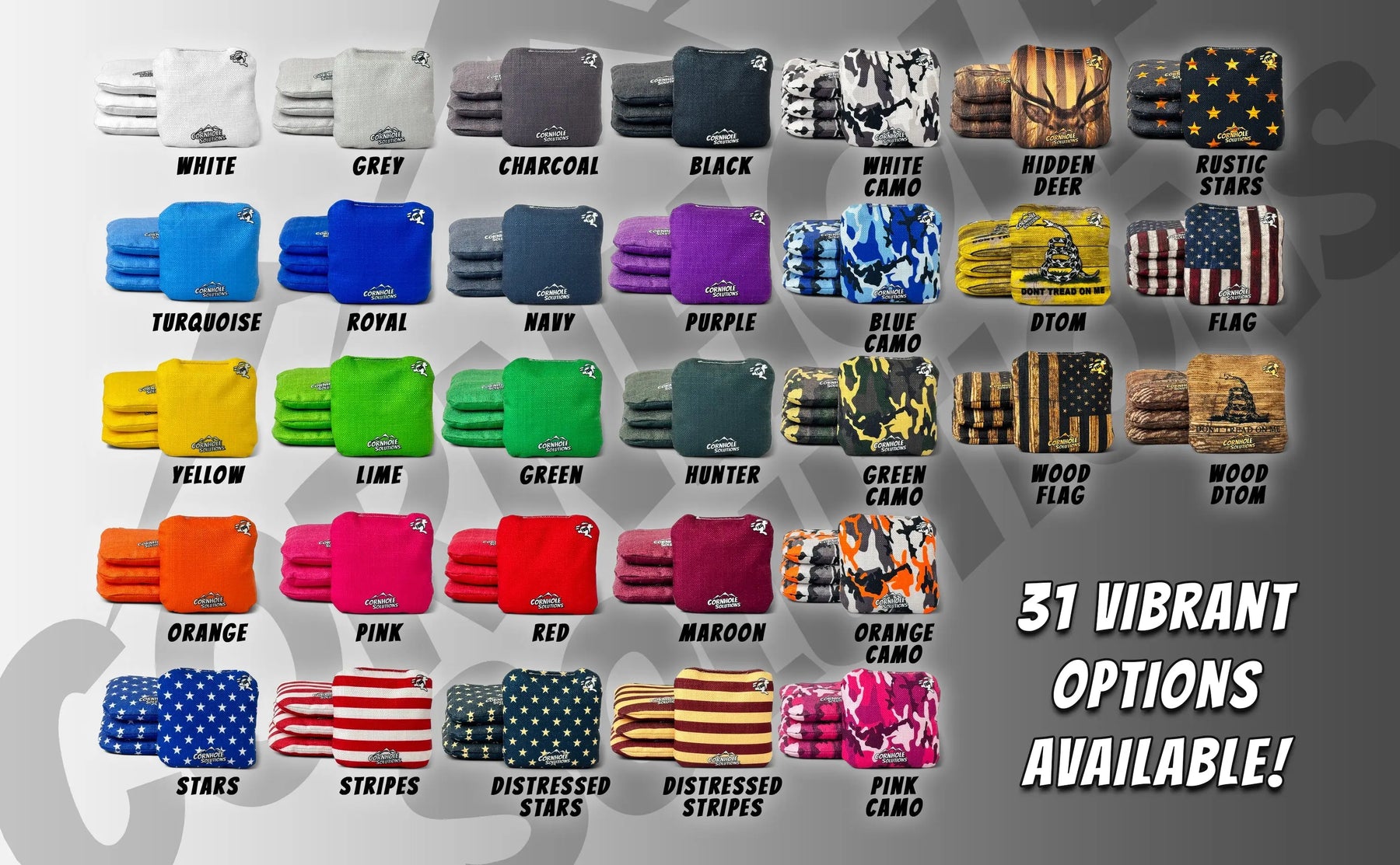 Pro Style REC Cornhole Bags – Regulation 6"x6" – Set of 4 by Cornhole Solutions, custom cornhole board detail photo 5