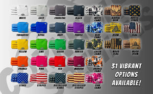Pro Style REC Cornhole Bags – Regulation 6"x6" – Set of 4 by Cornhole Solutions, custom cornhole board detail photo 5
