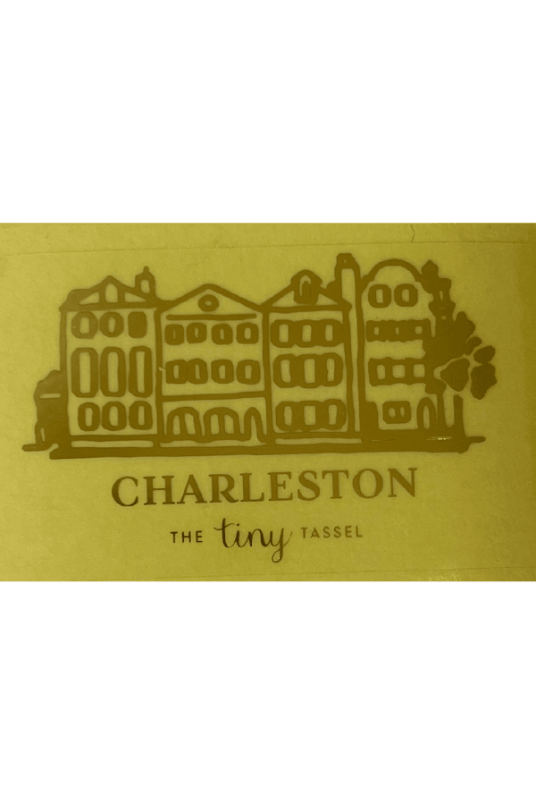 The Gold Charleston Sticker by The Tiny Tassel