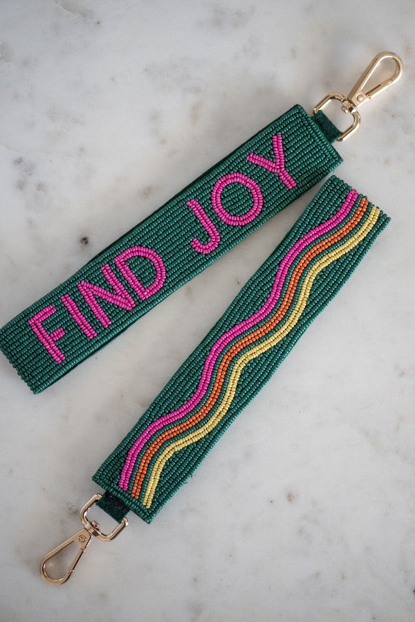 The Find Joy Wristlet Keychain by TheTinyTassel, 3D printed gift main product photo