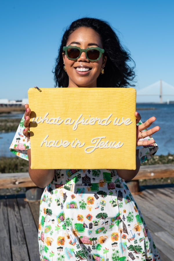 What A Friend We Have In Jesus Clutch by TheTinyTassel, Southern lifestyle apparel detail photo 2
