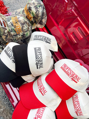 Professional Tailgater - Vintage Trucker Hat by KenzKustomz, Southern lifestyle apparel detail photo 15
