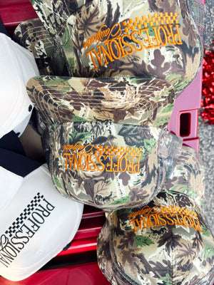 Professional Tailgater - Vintage Trucker Hat by KenzKustomz, Southern lifestyle apparel detail photo 19