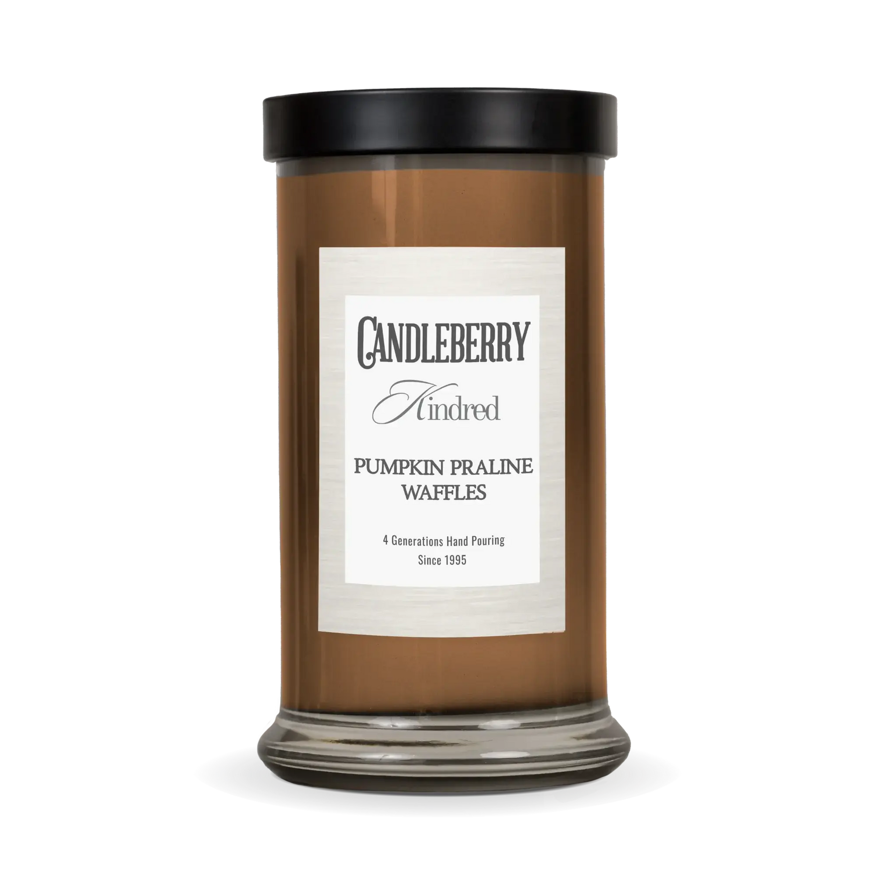 Pumpkin Praline Waffles™, Kindred, Large Jar Candle (Collective) by The Candleberry® Candle Company, scented candle main product photo