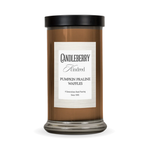 Pumpkin Praline Waffles™, Kindred, Large Jar Candle (Collective) by The Candleberry® Candle Company, scented candle main product photo