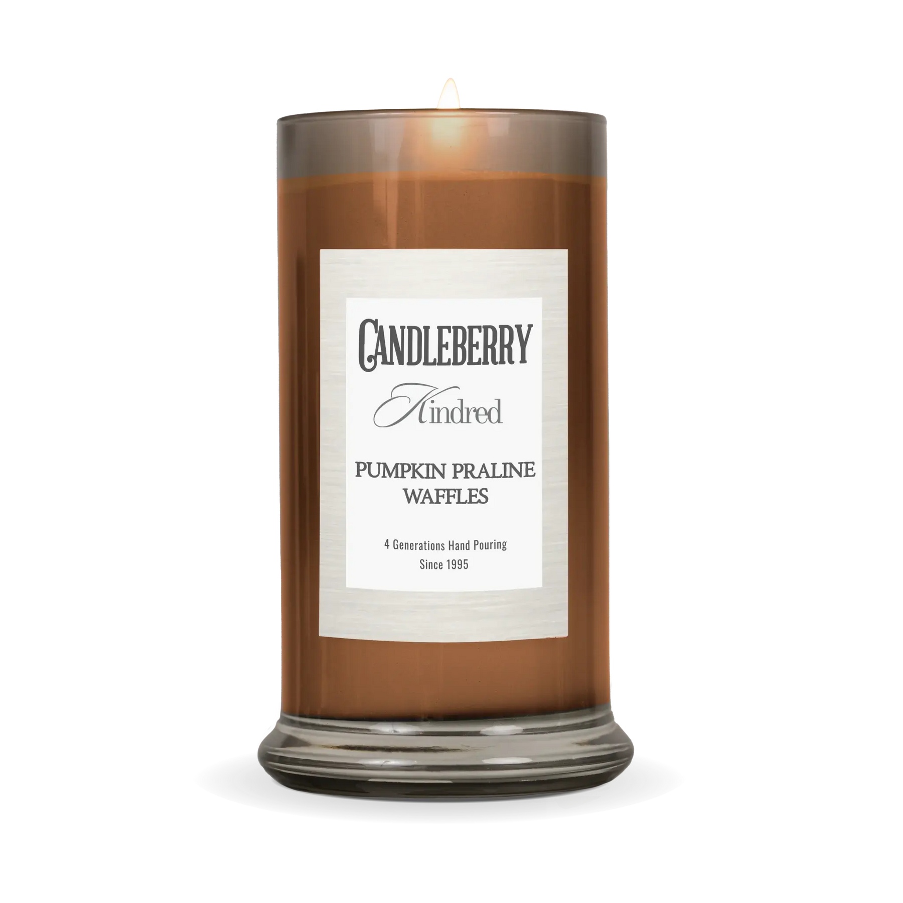 Pumpkin Praline Waffles™, Kindred, Large Jar Candle (Collective) by The Candleberry® Candle Company, scented candle detail photo 2
