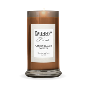 Pumpkin Praline Waffles™, Kindred, Large Jar Candle (Collective) by The Candleberry® Candle Company, scented candle detail photo 2