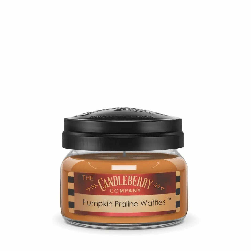 Pumpkin Praline Waffles™, Small Jar Candle (Collective) by The Candleberry® Candle Company, scented candle main product photo