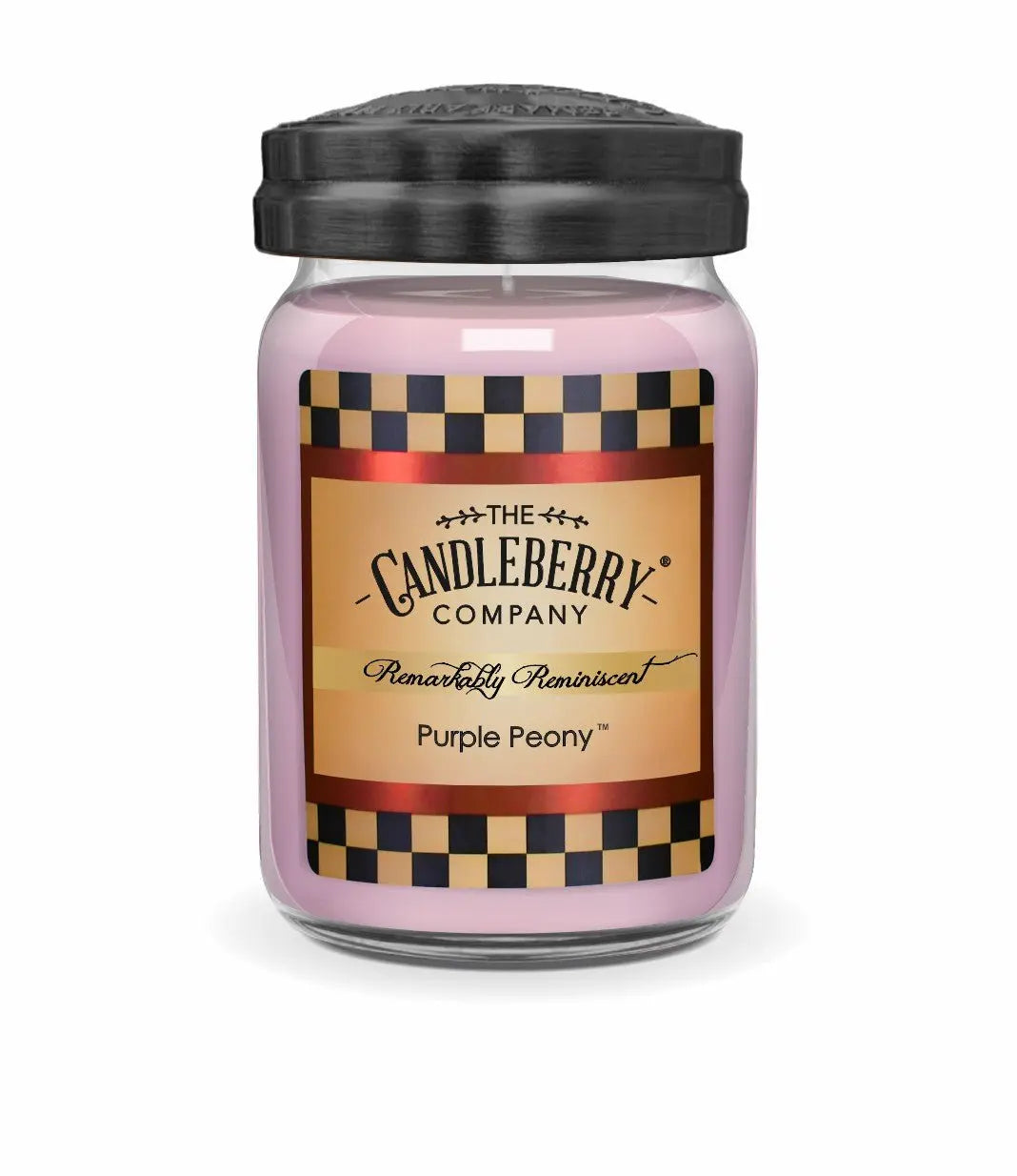 Purple Peony™, Large Jar Candle (Collective) by The Candleberry® Candle Company, scented candle main product photo