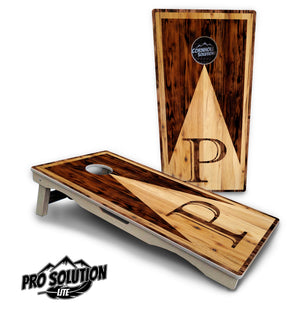 Wooden Triangle Letter - Cornhole Boards - Pro Lite Series