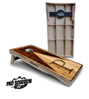Wooden Triangle Letter - Cornhole Boards - Pro Lite Series