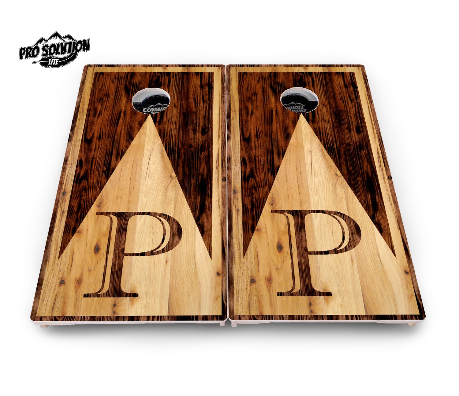 Wooden Triangle Letter - Cornhole Boards - Pro Lite Series