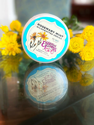 Rosemary Mint Arnica Salve 8 Oz. by Essential Journeys, handmade bath and body detail photo 14