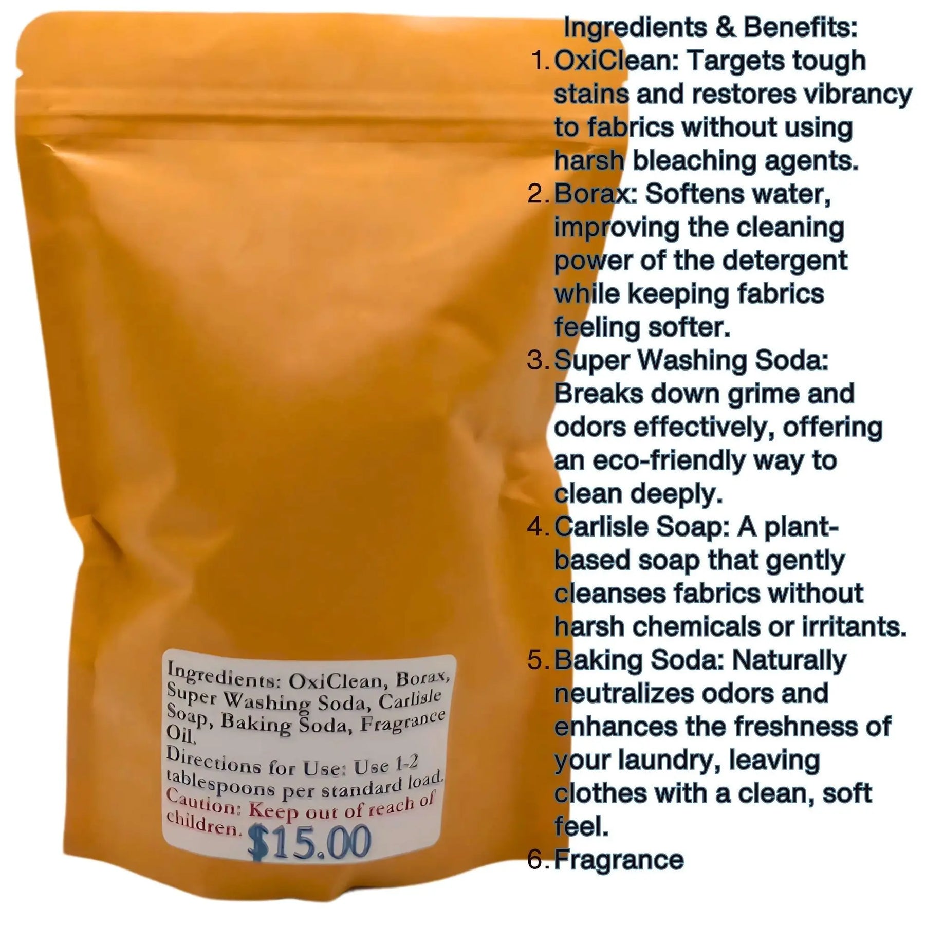 Radiant™ Laundry Detergent | Bright Citrus Clean – ResilScents™ by ResilScents, scented candle detail photo 3