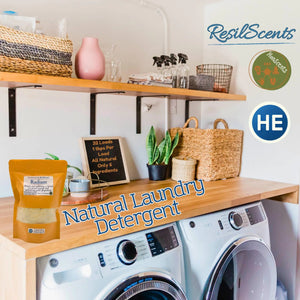 Radiant™ Laundry Detergent | Bright Citrus Clean – ResilScents™ by ResilScents, scented candle detail photo 6