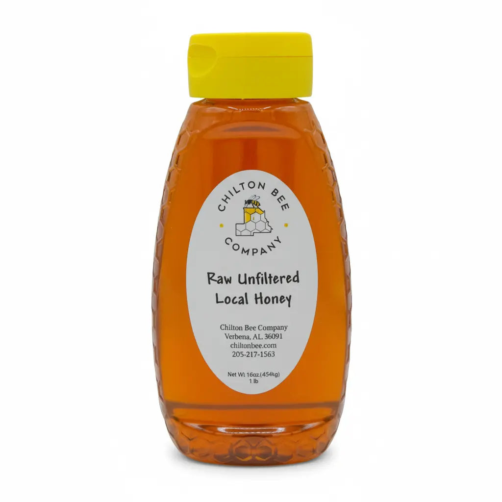 Raw Wildflower Honey - Pure Alabama Honey by Chilton Bee Company, Southern food gift main product photo