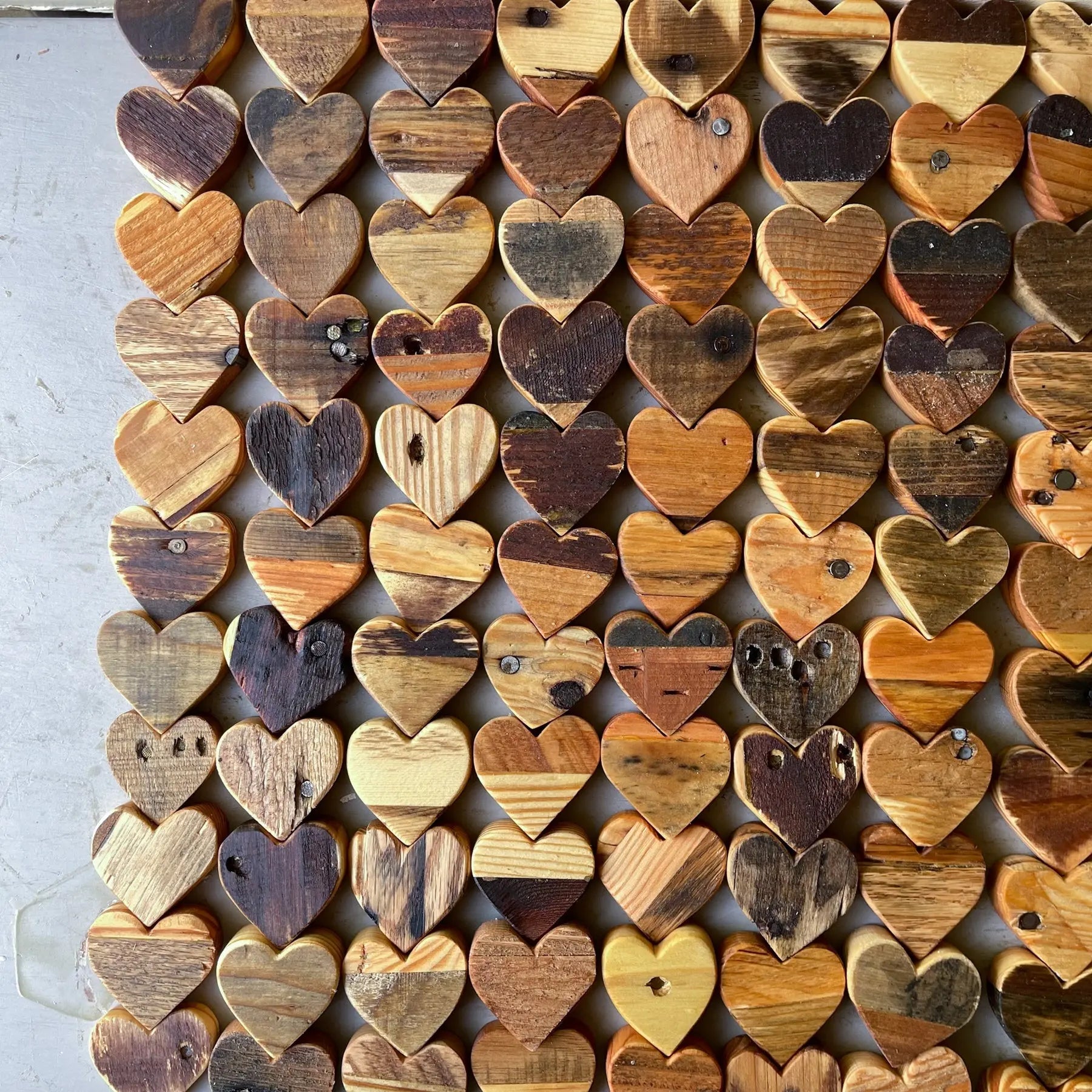 Reclaimed Pallet Wood Hearts by Dennehey Design Co., gift giving main product photo