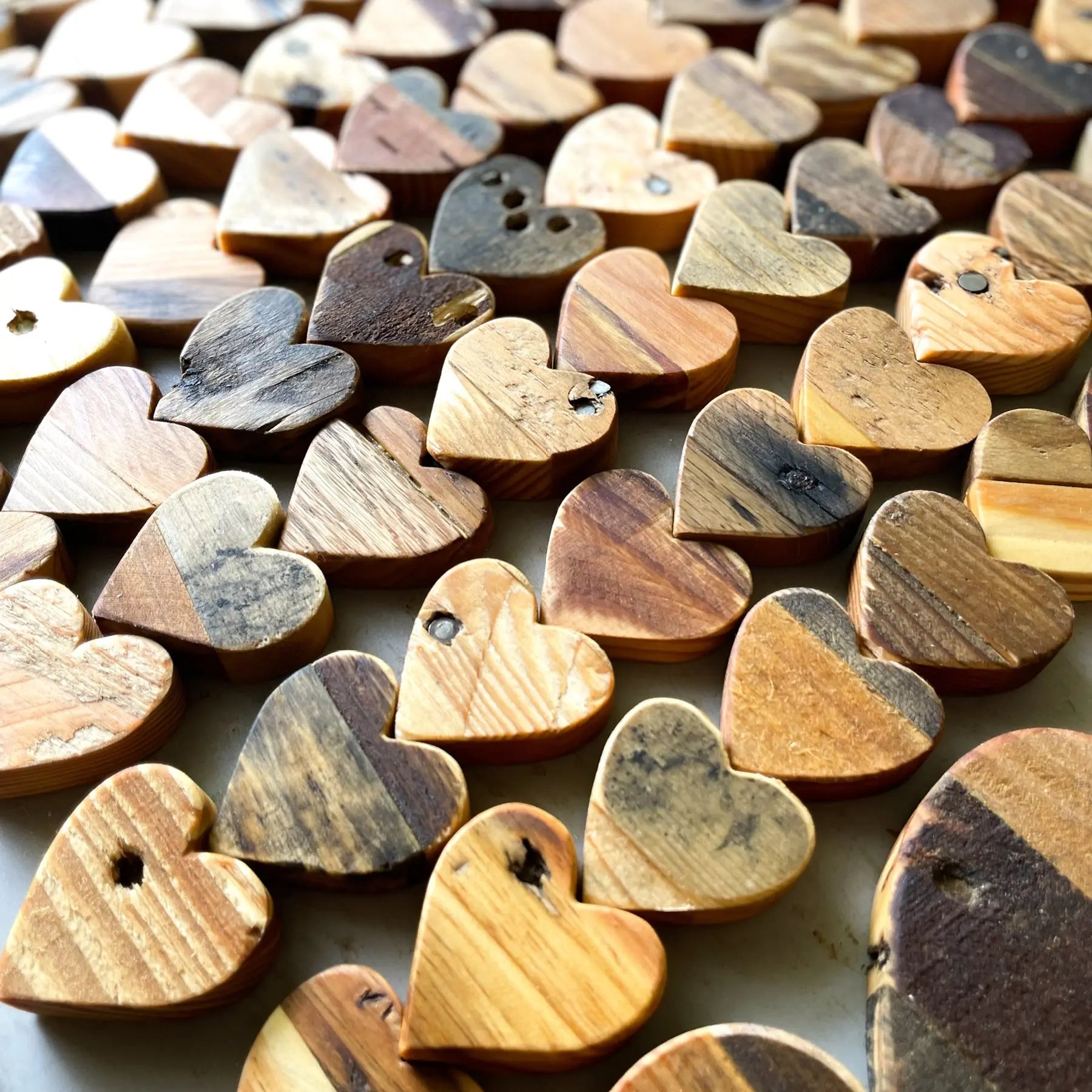 Reclaimed Pallet Wood Hearts by Dennehey Design Co., gift giving detail photo 3