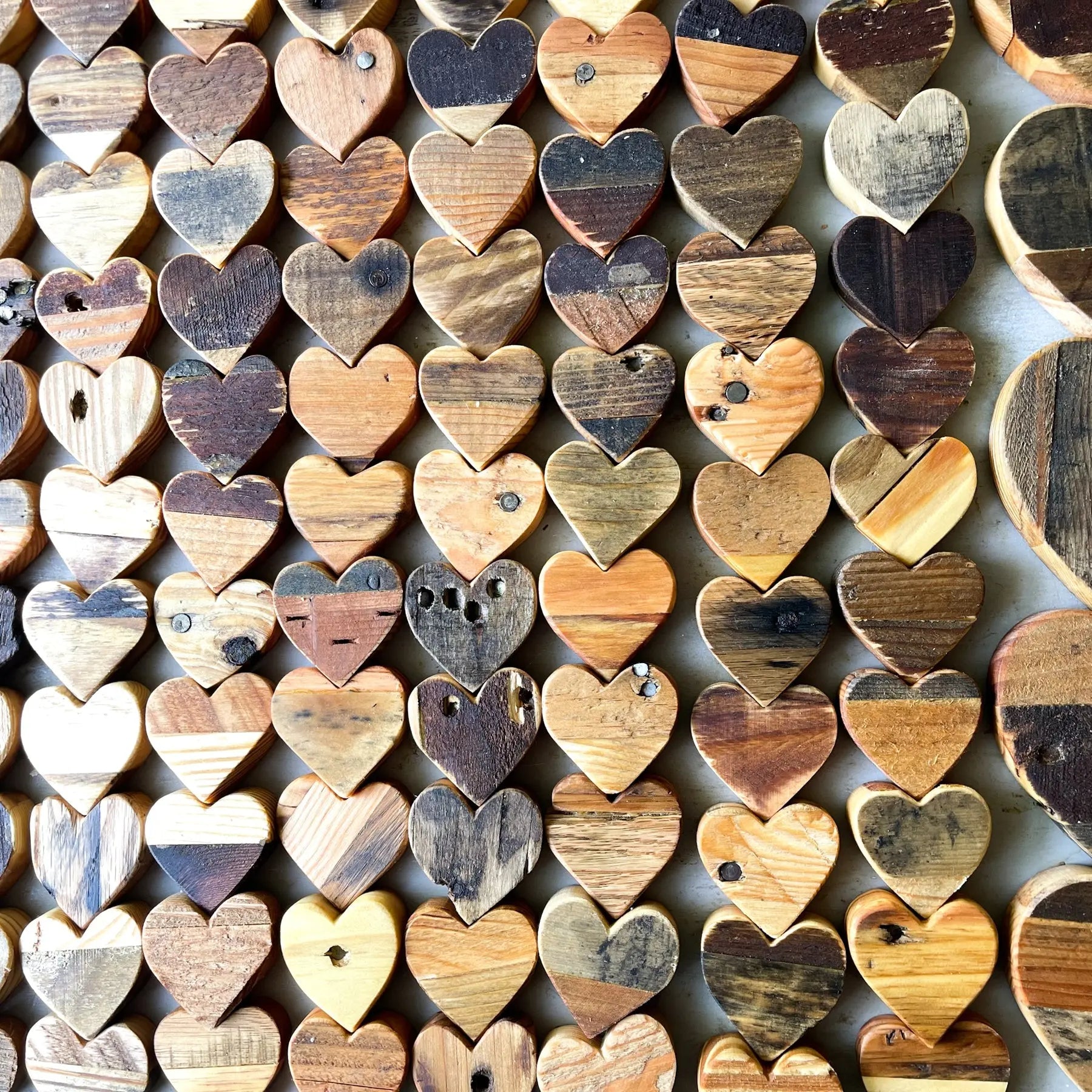 Reclaimed Pallet Wood Hearts by Dennehey Design Co., gift giving detail photo 4