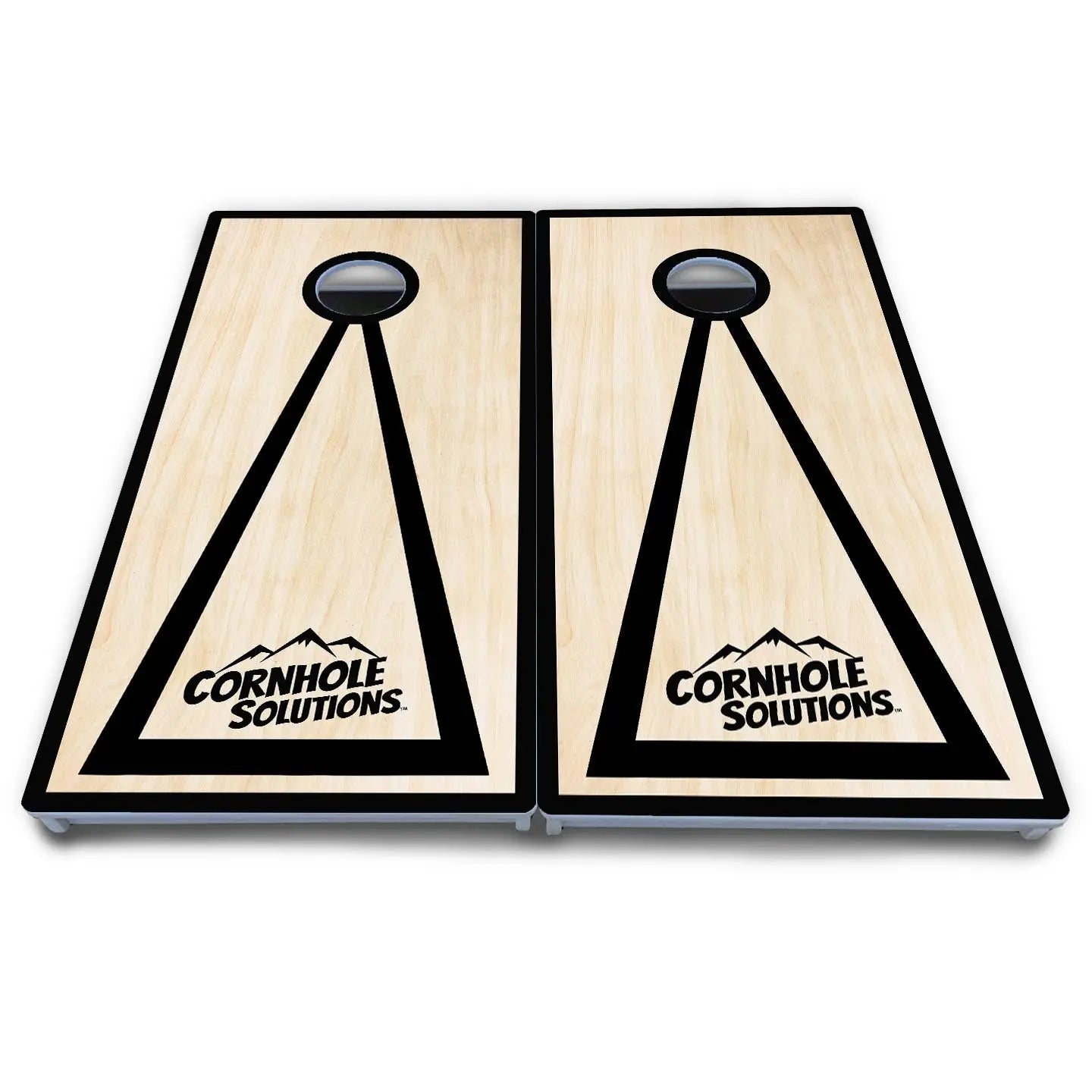 Red/Black Hole Ring Cornhole Boards - All Weather Series by Cornhole Solutions, handmade jewelry detail photo 10