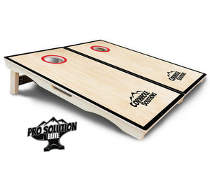 Red/Black Hole Ring Cornhole Boards - Pro Solution Elite Series by Cornhole Solutions, handmade jewelry detail photo 6