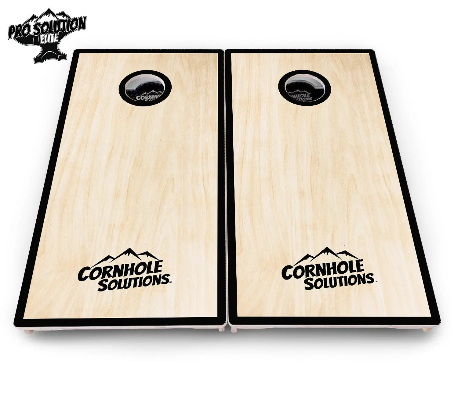 Red/Black Hole Ring Cornhole Boards - Pro Solution Elite Series by Cornhole Solutions, handmade jewelry detail photo 14