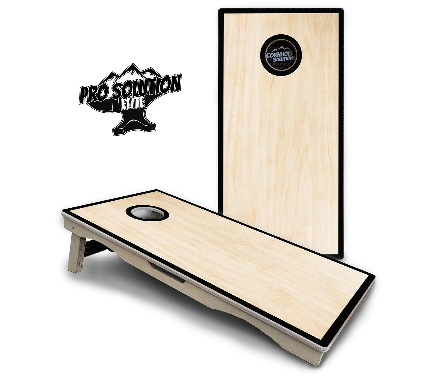Red/Black Hole Ring Cornhole Boards - Pro Solution Elite Series by Cornhole Solutions, handmade jewelry detail photo 15